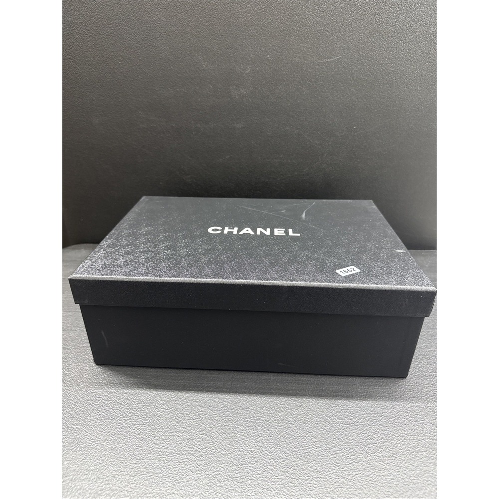Chanel Authentic Empty Black Shoes Box 12" x 7" x 4" (1662 )